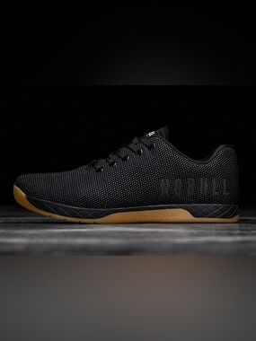 NOBULL Outwork Training Shoes In Black Gum Size 8